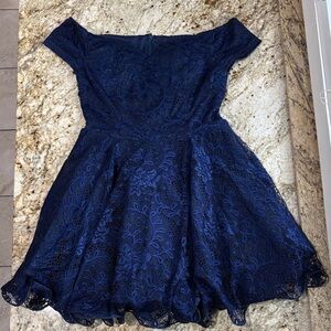 Windsor Royal Blue Lace Dress Bodice